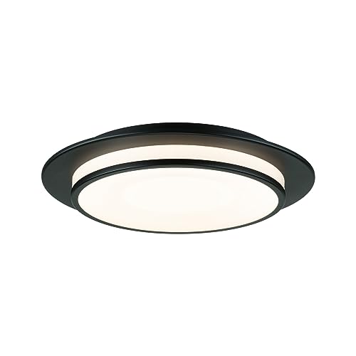 Paulmann 96785 LED Deckenleuchte 3-Step-Dim Egron 2700K 750lm 230V 16W dimmbar Schwarz matt Wand- und Deckenleuchte von Paulmann