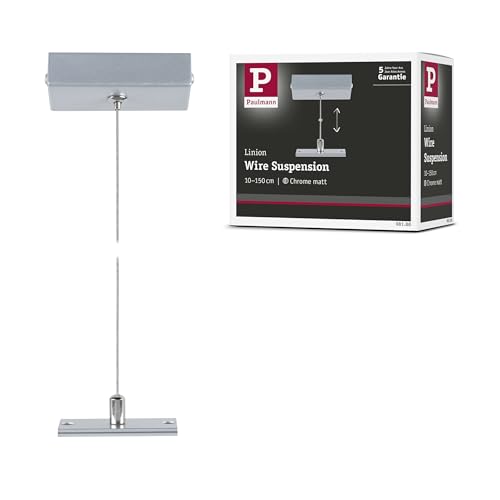 Paulmann 98188 Linion Seilabhängung 1,5m Chrom matt von Paulmann