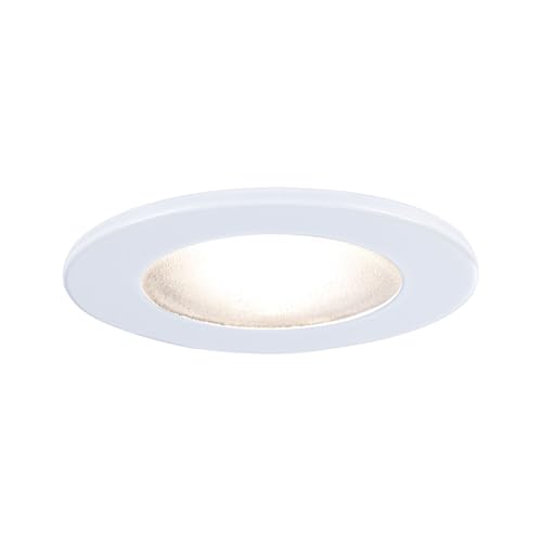 Paulmann 98432 Möbeleinbauleuchte Micro Line Structure Einbaustrahler flach Einbauspot max. 1x20W Lampe Betriebsspannung 12V G4 Metall Spot Weiß von Paulmann