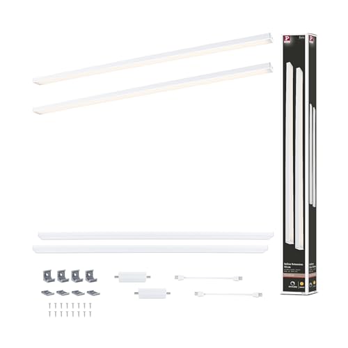 Paulmann 98622 LED Unterschrankleuchte Inline Ergänzungsset 2x6W 550x26mm 2x500lm 24V Weiß matt 3000K dimmbar Paulmann 98622 LED Unterschrankleuchte Inline Ergänzungsset 2x6W 550x26mm 2x500lm 24V Weiß matt 3000K dimmbar von Paulmann