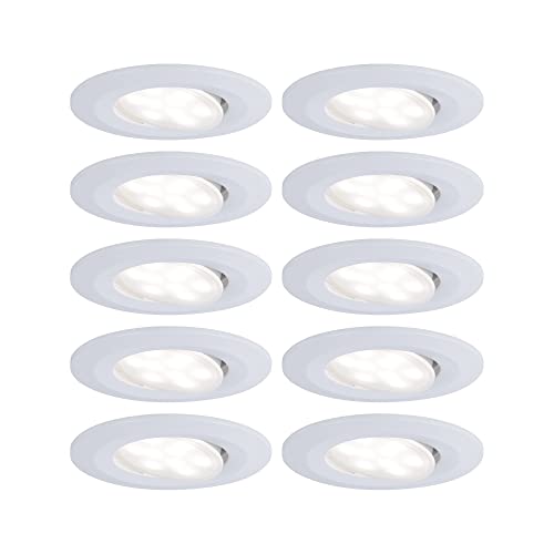 Paulmann 99922 Einbauleuchte LED Calla rund 10x6W Weiß matt schwenkbar Paulmann 99922 Einbauleuchte LED Calla rund 10x6W Weiß matt schwenkbar von Paulmann