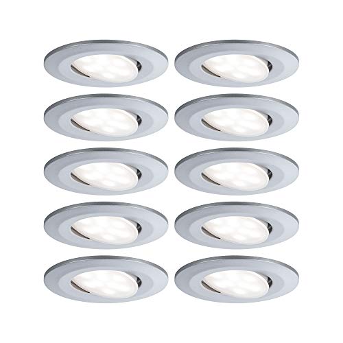 Paulmann 99923 Einbauleuchte LED Calla rund 10x6W Chrom matt schwenkbar von Paulmann