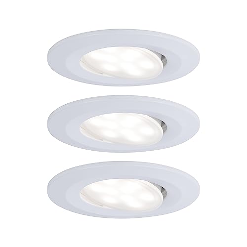 Paulmann 99927 Einbauleuchte LED Calla rund 3x6W Weiß matt schwenkbar Paulmann 99927 Einbauleuchte LED Calla rund 3x6W Weiß matt schwenkbar von Paulmann