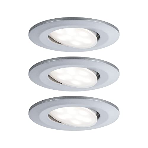 Paulmann 99933 Einbauleuchte LED Calla rund 3x6,5W Chrom matt schwenkbar von Paulmann