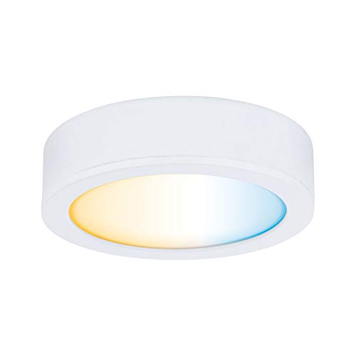Paulmann 99952 LED Möbelleuchte Clever Connect Spot Disc Tunable White 12V rund incl. 1x2,1 Watt dimmbar Weiß matt Kunststoff 2700-6500K Paulmann 99952 LED Möbelleuchte Clever Connect Spot Disc Tunable White 12V rund incl. 1x2,1 Watt dimmbar Weiß matt Kunststoff 2700-6500K von Paulmann