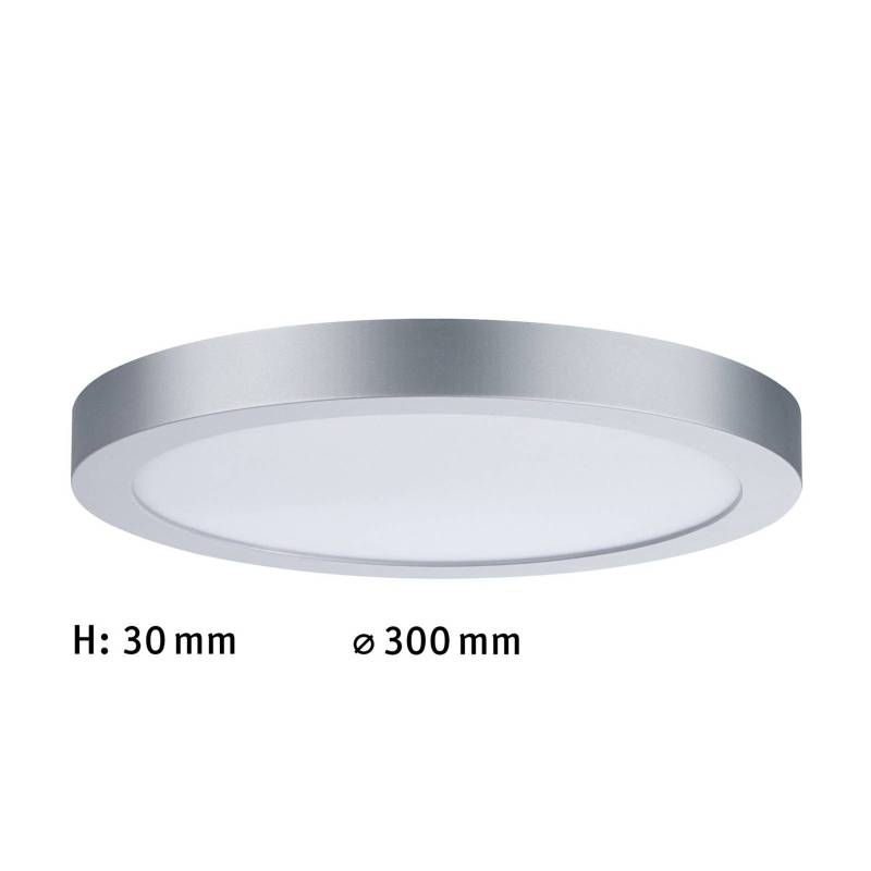 Paulmann Abia LED-Panel Ø 30cm 4.000K chrom von Paulmann