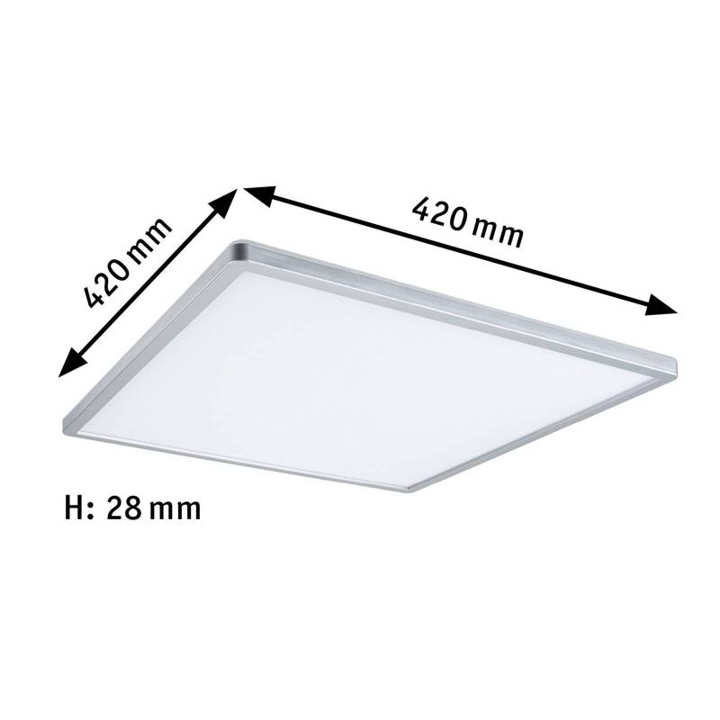 Paulmann Atria Shine Panel 3-step chrom 840 42x42 von Paulmann