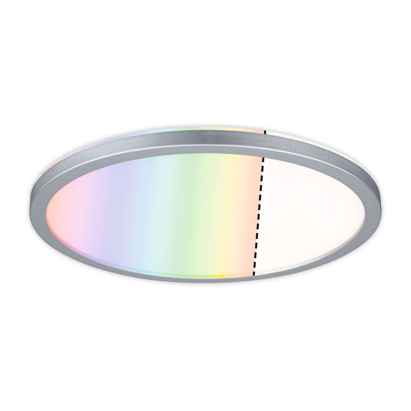 Paulmann Atria Shine Panel dim chrom RGBW Ø29cm von Paulmann