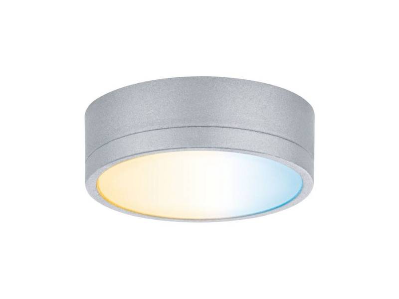 Paulmann Aufbauleuchte Paulmann Clever Connect Spot Medal Chrom matt, Inkl. Leuchtmittel, Dimmbar ohne Bewegungsmelder Smart Home-fähig von Paulmann