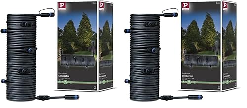 Paulmann Beleuchtungssystem Plug&Shine 7fach-Verteiler 93931 Schwarz 24 V (Packung mit 2) von Paulmann