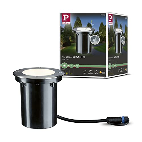Paulmann Beleuchtungssystem Plug&Shine LED-Außeneinbauleuchte 6 W Warm-Weiß 93907 Silber 20 ° Paulmann Beleuchtungssystem Plug&Shine LED-Außeneinbauleuchte 6 W Warm-Weiß 93907 Silber 20 ° von Paulmann