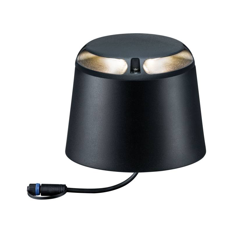 Paulmann Bodenaufbauleuchte 'Plug & Shine' 120 lm grau von Paulmann