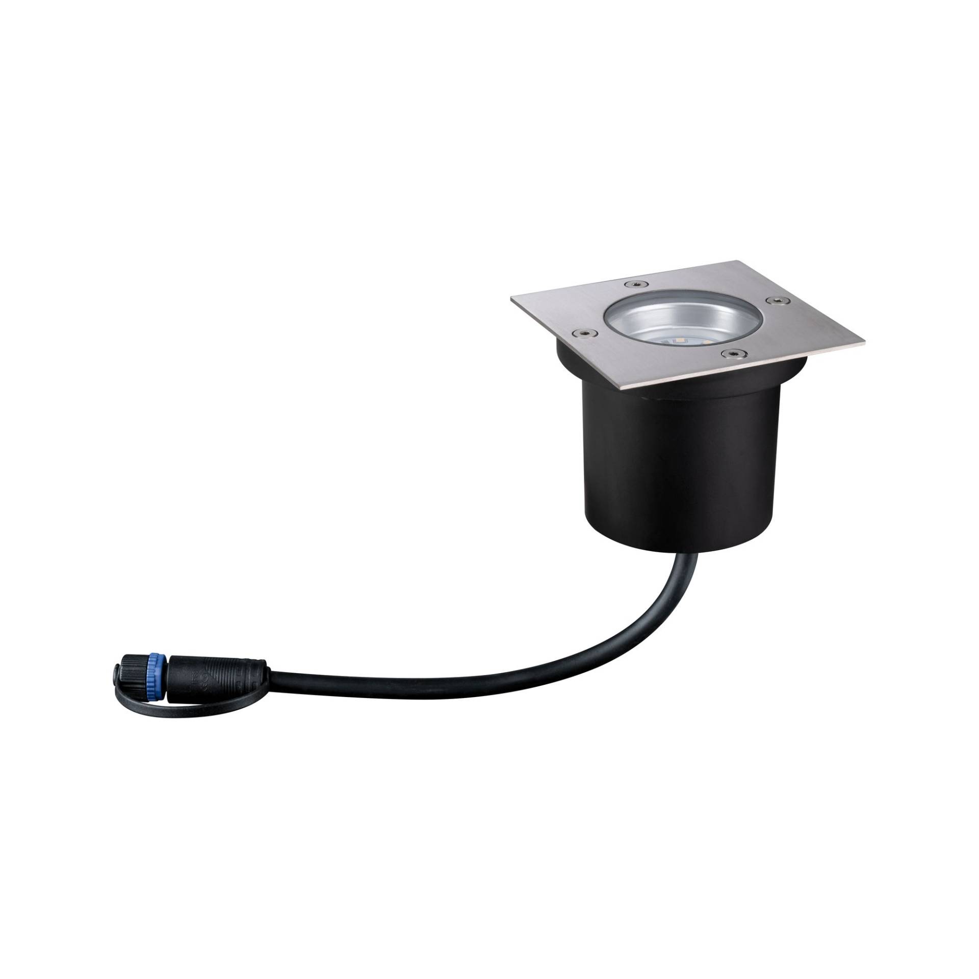 Paulmann Bodeneinbauleuchte 'Plug & Shine Floor' 10 x 10 cm silbern Paulmann Bodeneinbauleuchte 'Plug & Shine Floor' 10 x 10 cm silbern von Paulmann