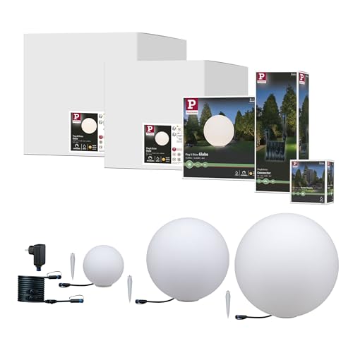Paulmann 5289 Set Plug & Shine LED Lichtobjekt Globe Plug & Shine Lichtobjekte Set IP44 3000K 6,5W 21VA Weiß Paulmann 5289 Set Plug & Shine LED Lichtobjekt Globe Plug & Shine Lichtobjekte Set IP44 3000K 6,5W 21VA Weiß von Paulmann