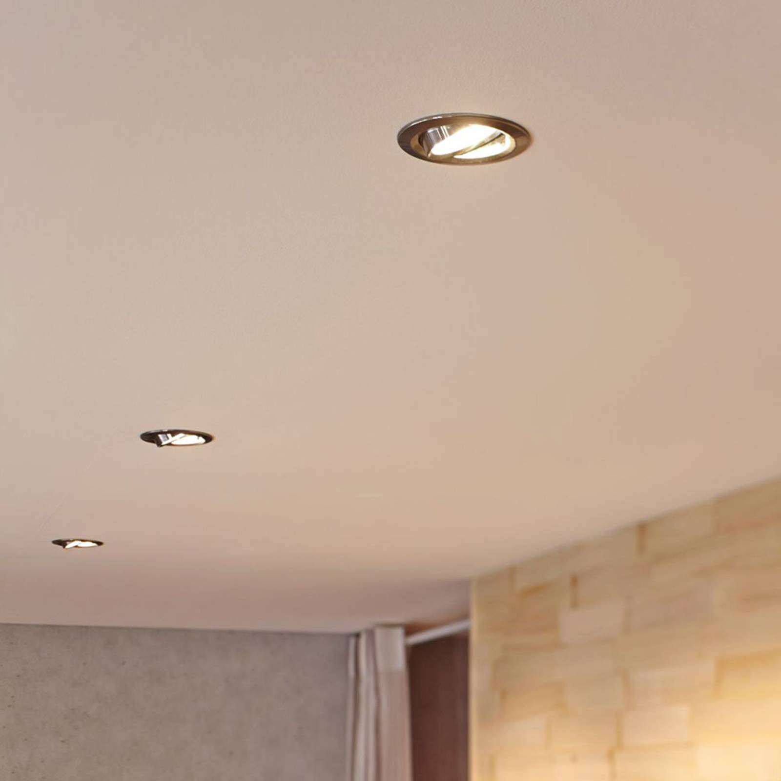 Paulmann Coin Slim LED-Einbau chrom dimmbar 3er von Paulmann