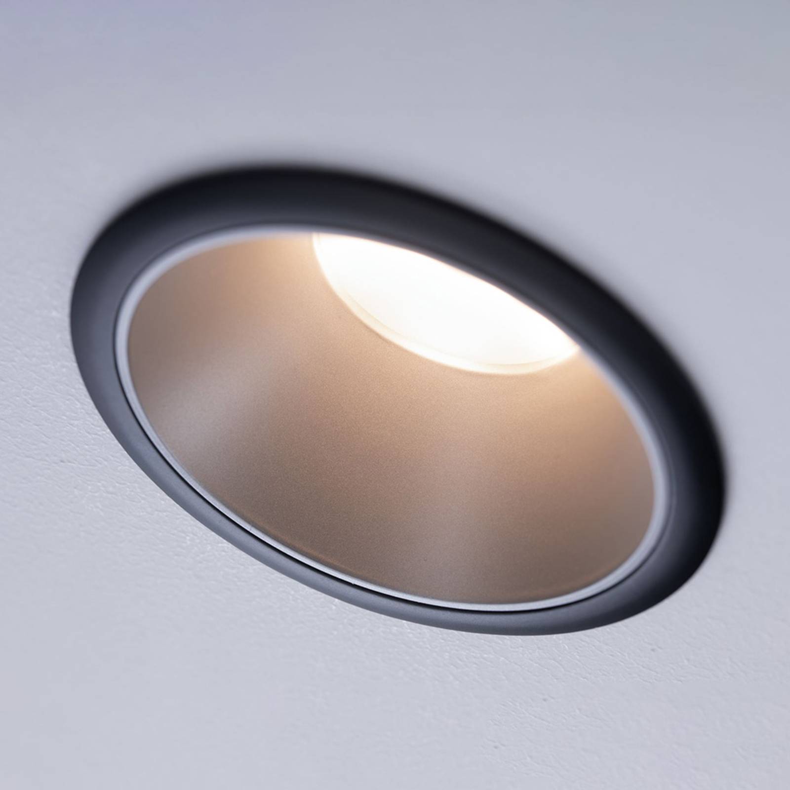 Paulmann Cole LED-Spotlight silber-schwarz 3er-Set von Paulmann