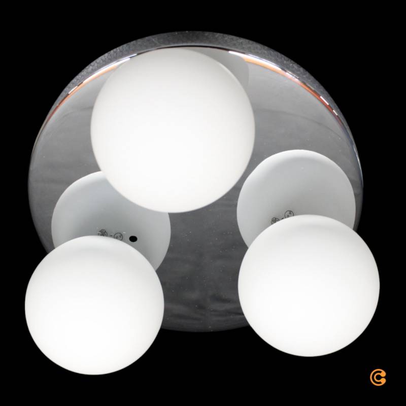 Paulmann Deckenleuchte Gove Rondel Opalglas Chrom 3 Flammig Deckenlampe Lampe B-Ware von Paulmann