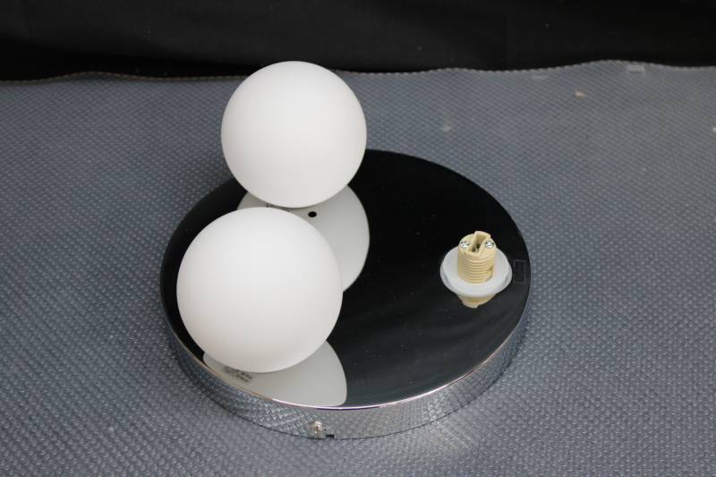 Paulmann Deckenleuchte Gove Rondel Opalglas Chrom 3 Flammig Siehe Text/Fotos B-Ware von Paulmann