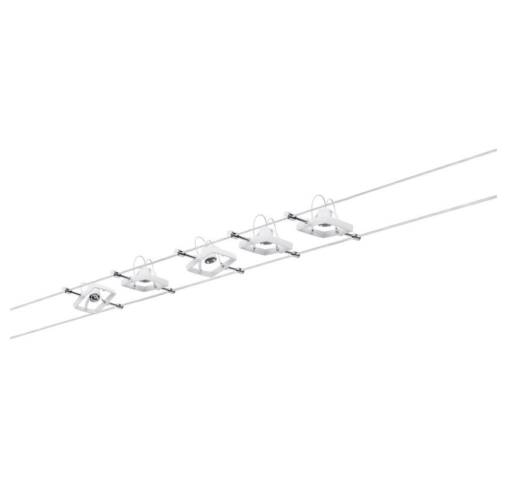 Paulmann Deckenleuchte Paulmann MacII 94134 Seil-Komplettsystem GU5.3 50 W LED Weiß Paulmann Deckenleuchte Paulmann MacII 94134 Seil-Komplettsystem GU5.3 50 W LED Weiß von Paulmann