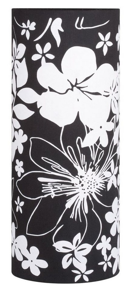 Paulmann Deckenleuchten Paulmann Living 2Easy Schirm Cilento Floral Schwarz Stoff, Paulmann Living 2Easy Schirm Cilento Floral Schwarz Stoff von Paulmann