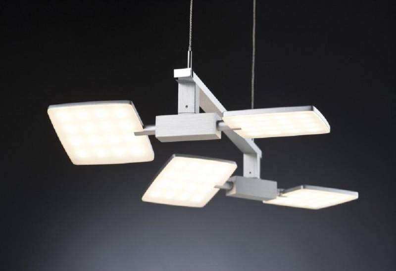 Paulmann Deckenleuchten Paulmann Living Pendelleuchte Pad 4x5W LED Alu gebürstet/Chrom 230V, Paulmann Living Pendelleuchte Pad 4x5W LED Alu gebürstet/Chrom 230V von Paulmann