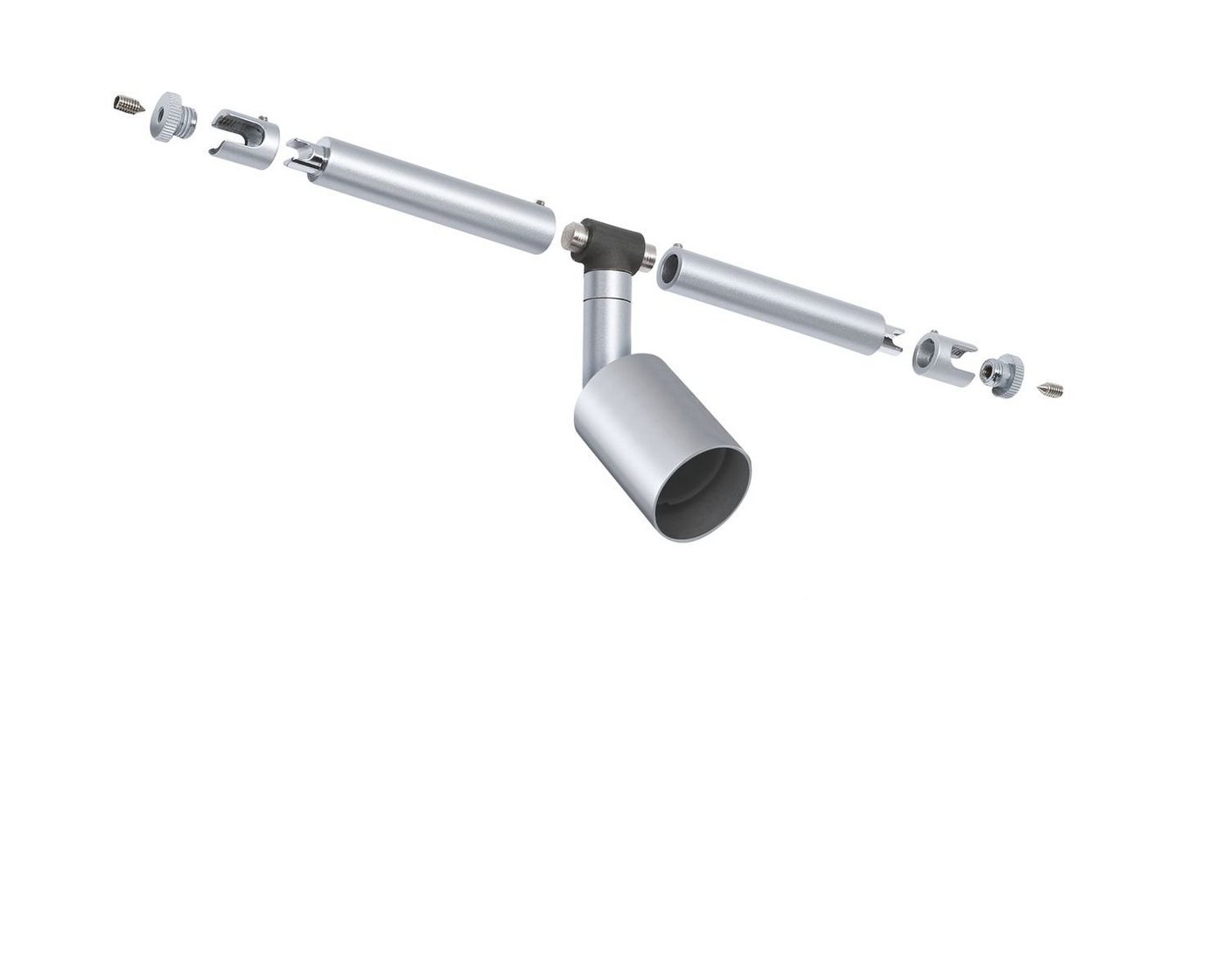Paulmann Deckenleuchten Paulmann WireSystem Spot Salt max 1x10W GU5,3 Chrom matt 12V Metall, Paulmann WireSystem Spot Salt max 1x10W GU5,3 Chrom matt 12V Metall von Paulmann