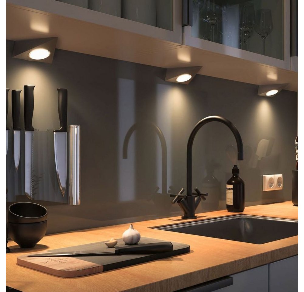 Paulmann Deckenstrahler LED Clever Connect Spot Trigo 190lm dimmbar in Nickel, LED Paulmann Deckenstrahler LED Clever Connect Spot Trigo 190lm dimmbar in Nickel, LED von Paulmann