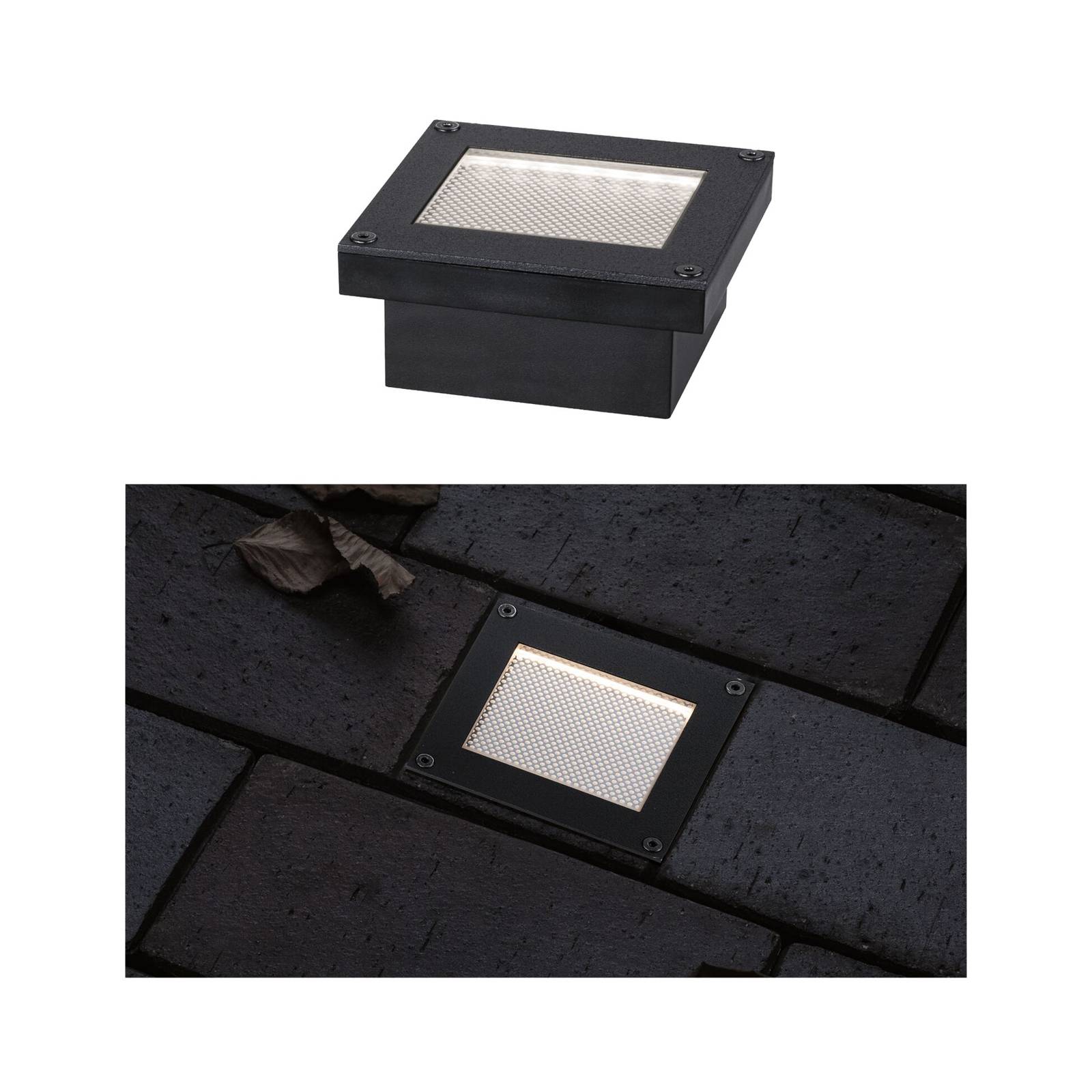 Paulmann Domenic LED-Solar-Bodeneinbaulampe 8x8cm von Paulmann