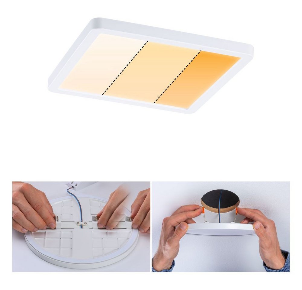 Paulmann Einbauleuchte LED Deckenleuchte Areo Varifit in Weiß-matt 13W 1200lm IP44 dim to, LED Paulmann Einbauleuchte LED Deckenleuchte Areo Varifit in Weiß-matt 13W 1200lm IP44 dim to, LED von Paulmann