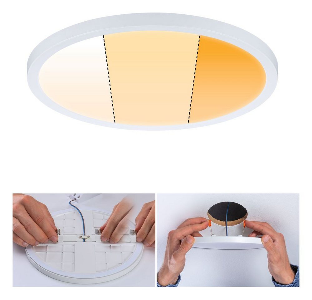Paulmann Einbauleuchte LED Deckenleuchte Areo Varifit in Weiß-matt 16W 1500lm IP44 dim to, LED von Paulmann