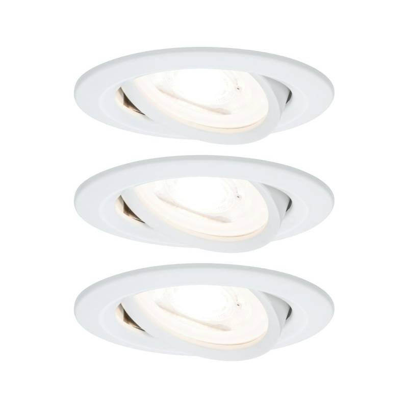 Paulmann Einbauleuchte Nova 3er LED 3x6,5W weiß rund von Paulmann