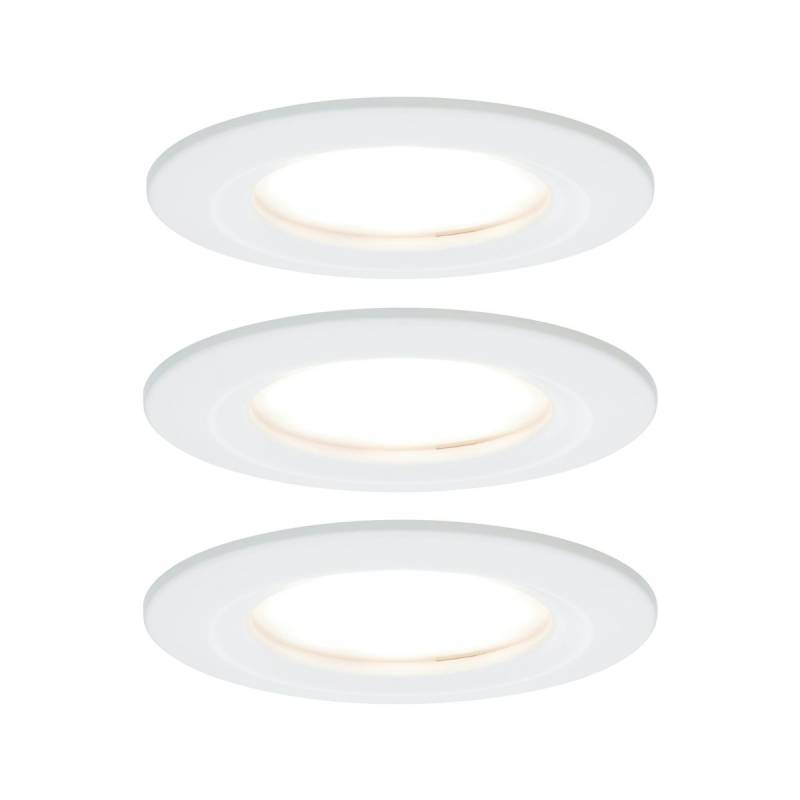 Paulmann Einbauleuchte Nova Coin 3er LED 3x6,5W weiß matt rund von Paulmann