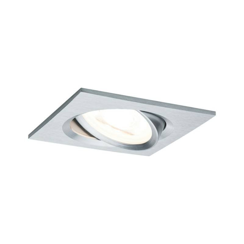 Paulmann Einbauleuchte Nova Coin LED 1x6,5W Alu eckig von Paulmann
