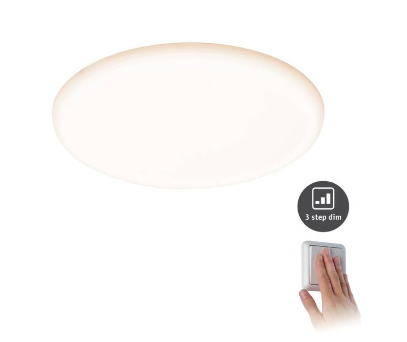 Paulmann Einbauleuchte Paulmann Einbauleuchte LED Veluna Varifit 3-Stufen, Inkl. Leuchtmittel, Dimmbar nicht Smart Home-fähig ohne Bewegungsmelder von Paulmann