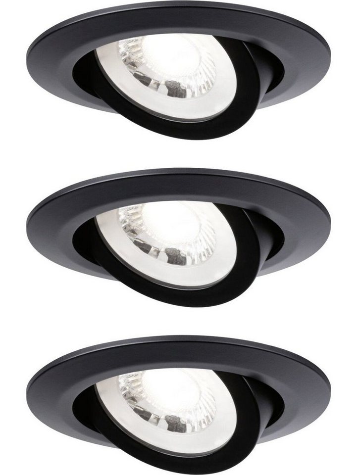 Paulmann Einbauleuchte Paulmann LED Einbauleuchte 3er Set schwarz Ø 8,2, Inkl. Leuchtmittel, Nicht dimmbar nicht Smart Home-fähig ohne Bewegungsmelder Paulmann Einbauleuchte Paulmann LED Einbauleuchte 3er Set schwarz Ø 8,2, Inkl. Leuchtmittel, Nicht dimmbar nicht Smart Home-fähig ohne Bewegungsmelder von Paulmann