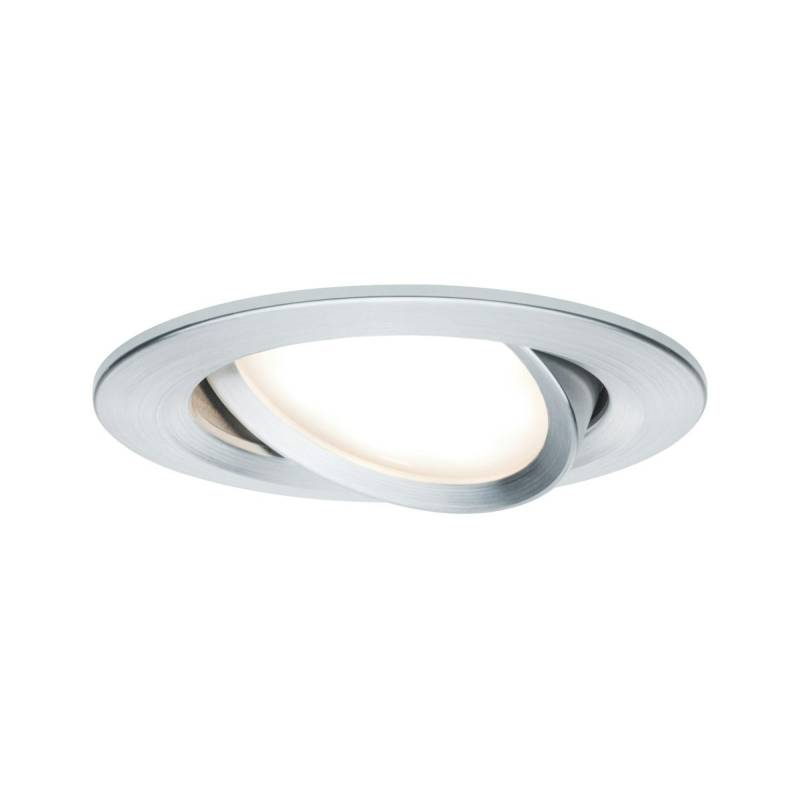 Paulmann Einbauleuchte Prem.Coin Set Slim LED alu rund von Paulmann