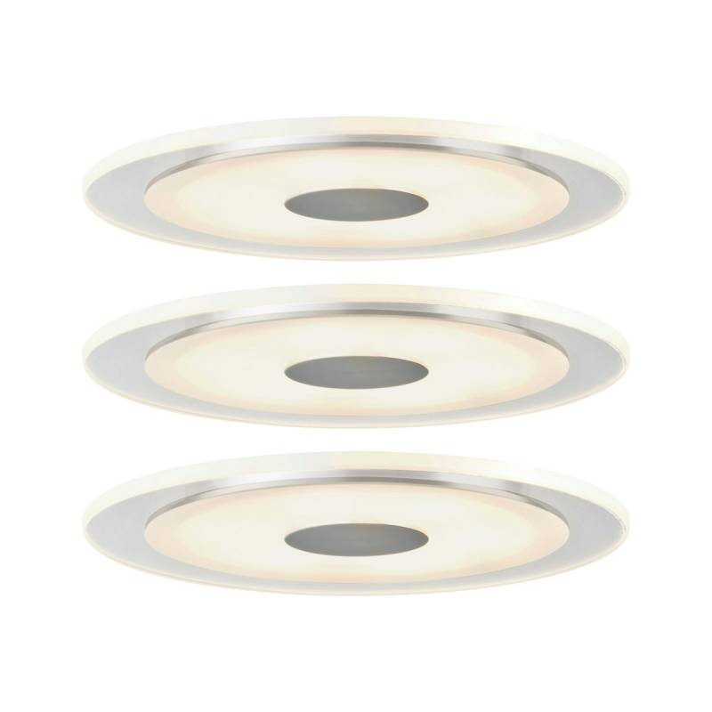 Paulmann Einbauleuchte Whirl 3er Set LED 6W Chrom von Paulmann