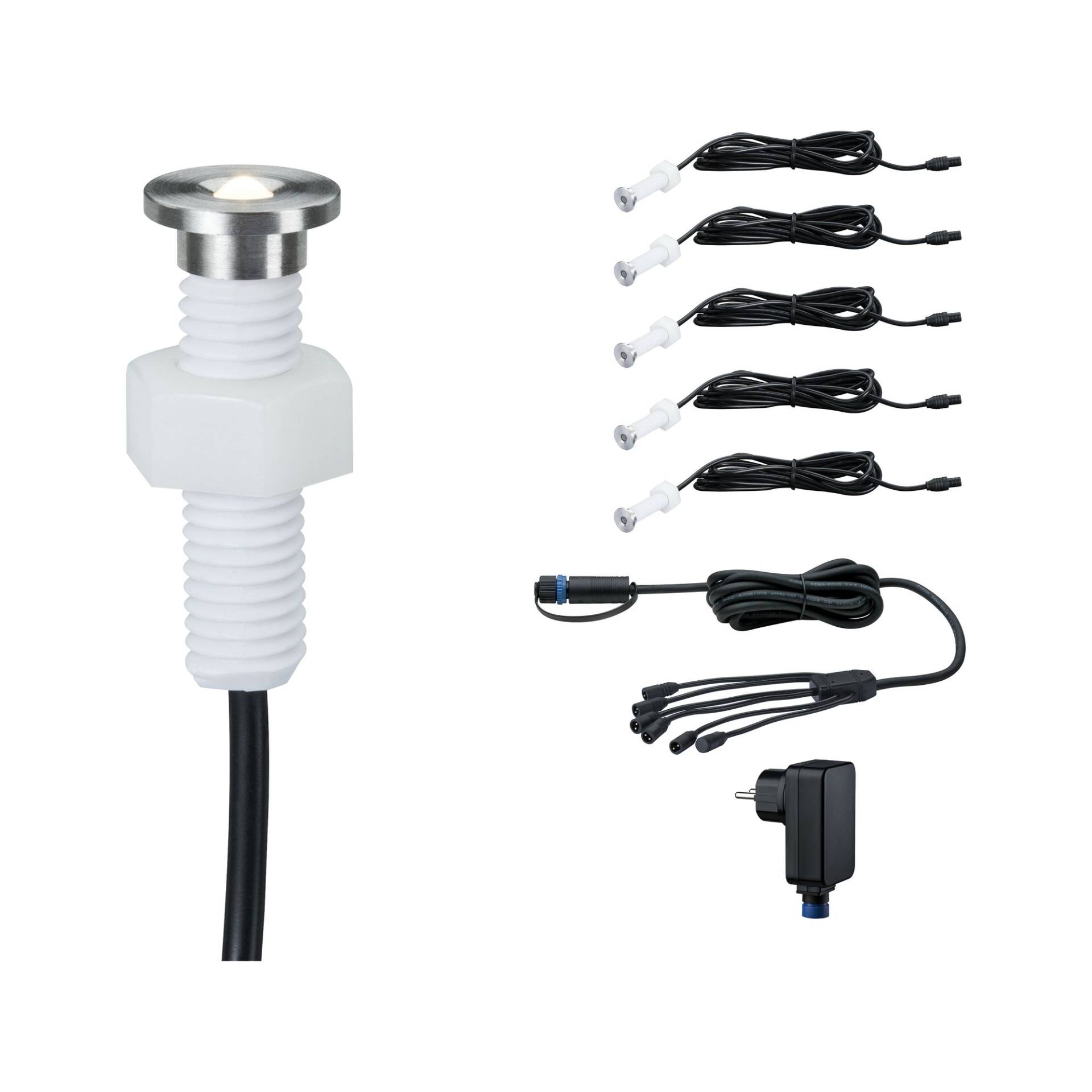 Paulmann Einbauleuchten-Set 'Plug & Shine' 5 Leuchten 1,8 lm silber Paulmann Einbauleuchten-Set 'Plug & Shine' 5 Leuchten 1,8 lm silber von Paulmann