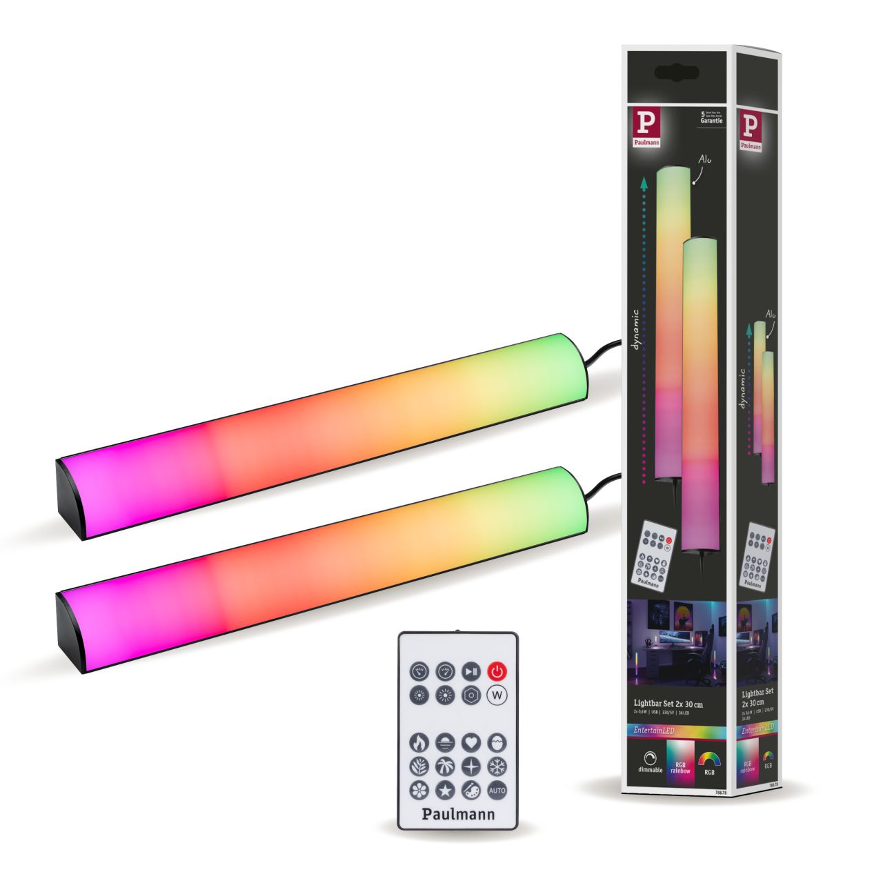 Paulmann Entertain LED Lightbar Dynamic RGB 30,5cm 2er Set dimmbar Paulmann Entertain LED Lightbar Dynamic RGB 30,5cm 2er Set dimmbar von Paulmann