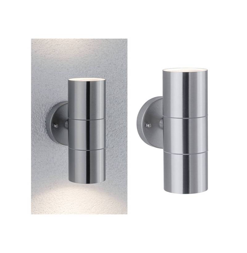 Paulmann Flame Außenwandlampe 2-flammig Edelstahl von Paulmann