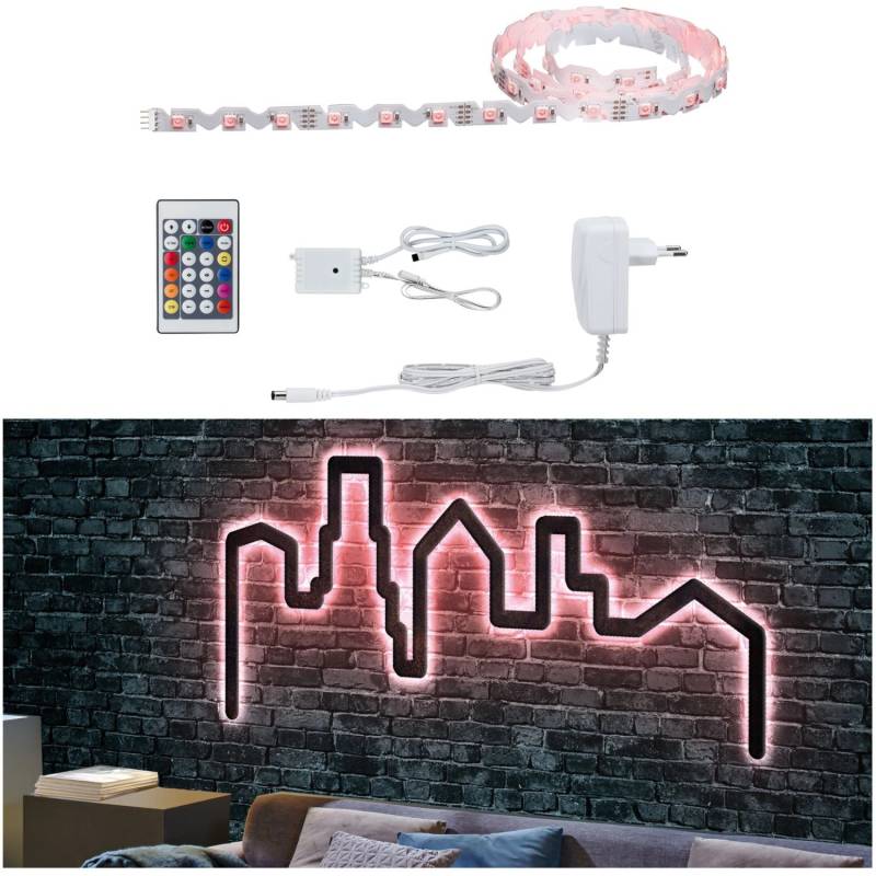 Paulmann FlexLED 3D Basis-Set 1,5 m RGB Leuchtschrift selber machen von Paulmann