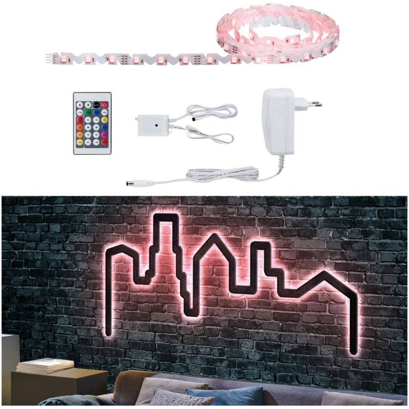 Paulmann FlexLED 3D Basis-Set 3 m RGB Leuchtschrift selber machen von Paulmann