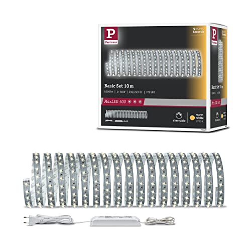Paulmann Function MaxLED 500 Basisset 10m Warmweiß 33W 230/24V 75VA Silber Paulmann Function MaxLED 500 Basisset 10m Warmweiß 33W 230/24V 75VA Silber von Paulmann
