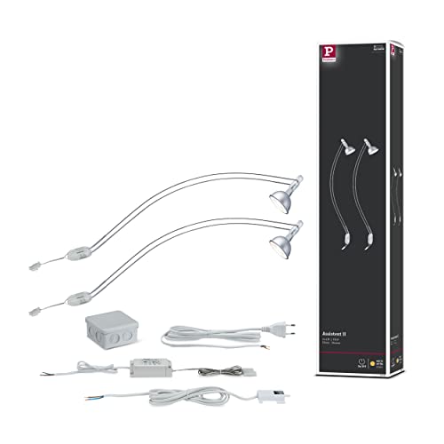 Paulmann Galeria Assistent II LED 2x4W GU5.3 Chrom 230/12V 9VA Metall Paulmann Galeria Assistent II LED 2x4W GU5.3 Chrom 230/12V 9VA Metall von Paulmann
