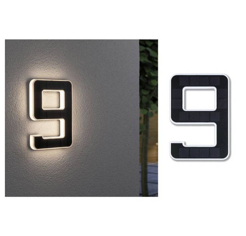 Paulmann Gartenleuchte Paulmann 79850 Solar-Hausnummernleuchte 0.20 W Warmweiß Schwarz Paulmann Gartenleuchte Paulmann 79850 Solar-Hausnummernleuchte 0.20 W Warmweiß Schwarz von Paulmann