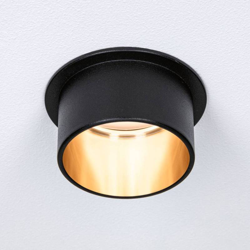 Paulmann Gil LED-Einbau schwarz matt/gold von Paulmann