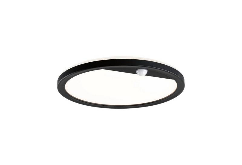 Paulmann LED Außen-Wandleuchte Außenpanel Lamina rund 280mm 3000K 14,5W 1200lm 230V Kunststoff, LED fest integriert, Warmweiß, Backlight Bewegungsmelder seewasserresistent IP44 1200lm von Paulmann