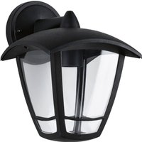 Paulmann LED Außen-Wandleuchte "Outdoor 230V Classic curved IP44 E27 Klarglas/Schwarz", 1 flammig-flammig von Paulmann