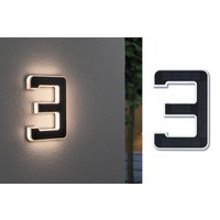 Paulmann LED Außen-Wandleuchte "Solar Hausnummer" LED-Modul 1 Stk. Warmweiß LED-Modul, Hausnummern, Buchstaben wählbar, Akku wechselbar Paulmann LED Außen-Wandleuchte "Solar Hausnummer" LED-Modul 1 Stk. Warmweiß LED-Modul, Hausnummern, Buchstaben wählbar, Akku wechselbar von Paulmann