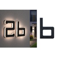 Paulmann LED Außen-Wandleuchte "Solar Hausnummer" LED-Modul 1 Stk. Warmweiß LED-Modul, Hausnummern, Buchstaben wählbar, Akku wechselbar Paulmann LED Außen-Wandleuchte "Solar Hausnummer" LED-Modul 1 Stk. Warmweiß LED-Modul, Hausnummern, Buchstaben wählbar, Akku wechselbar von Paulmann